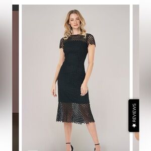 Kay Unger Elegant Black Dress